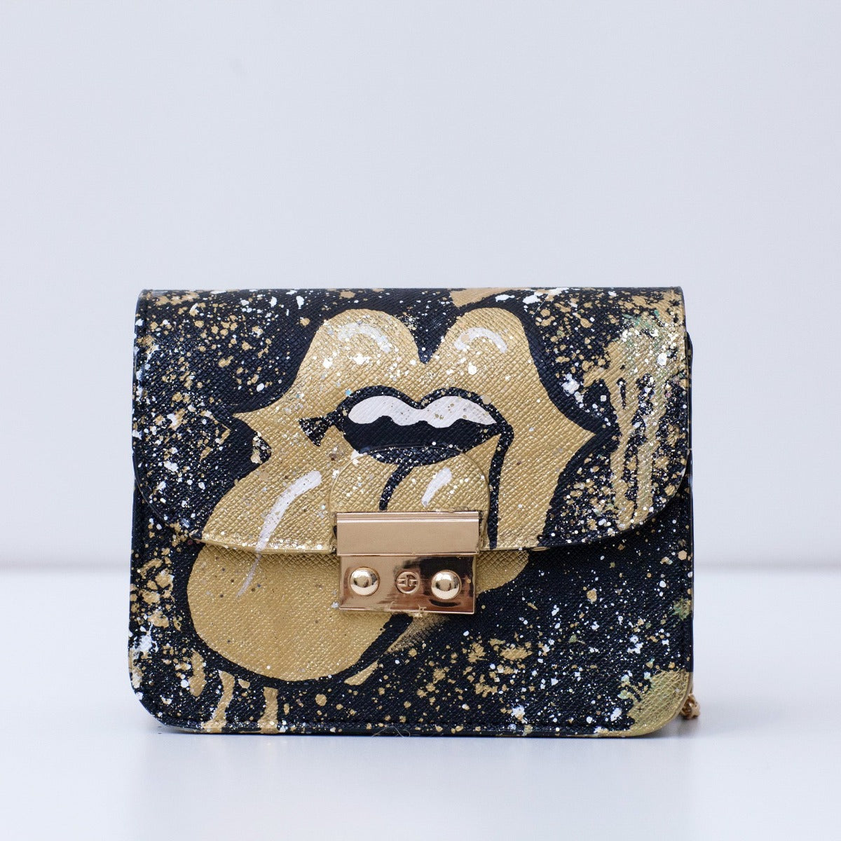 Anca Barbu Carolina Bag, Gold Tongue