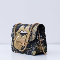 Anca Barbu Carolina Bag, Gold Tongue