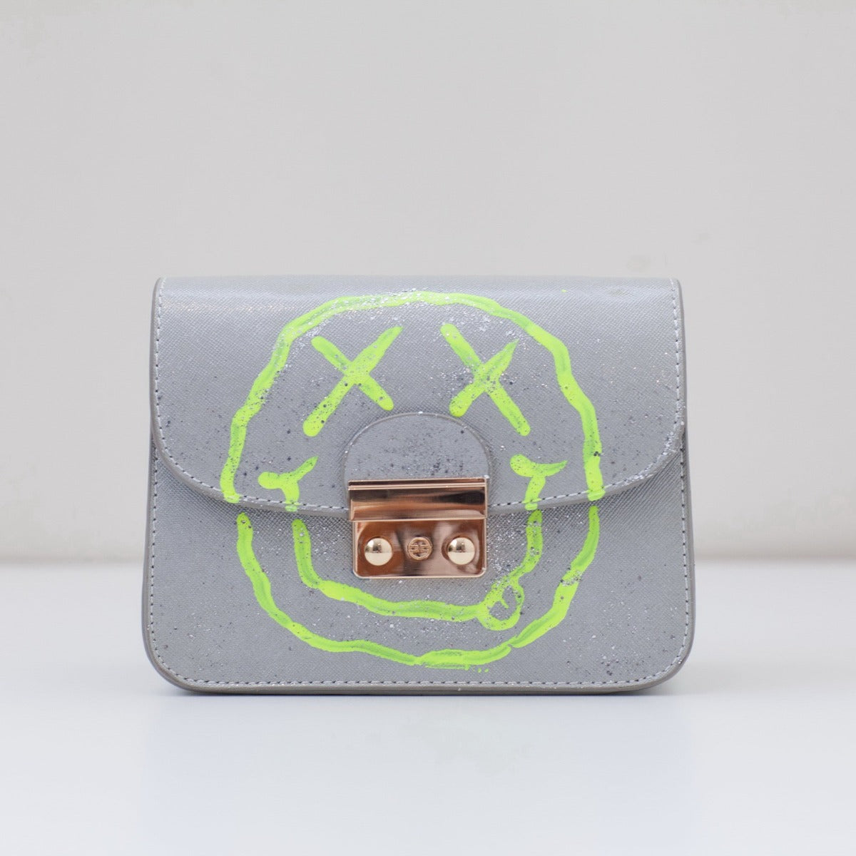 Anca Barbu Carolina Bag, Dripping Smiley