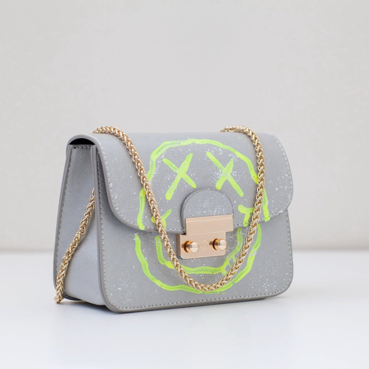 Anca Barbu Carolina Bag, Dripping Smiley