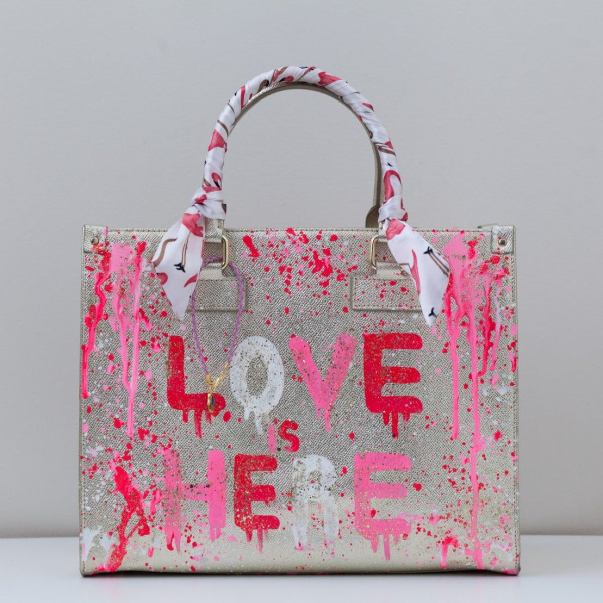 Anca Barbu Nicole Bag, Love Here, Spring Pink