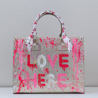 Thumbnail for Anca Barbu Nicole Bag, Love Here, Spring Pink