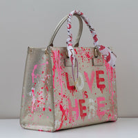 Anca Barbu Nicole Bag, Love Here, Spring Pink