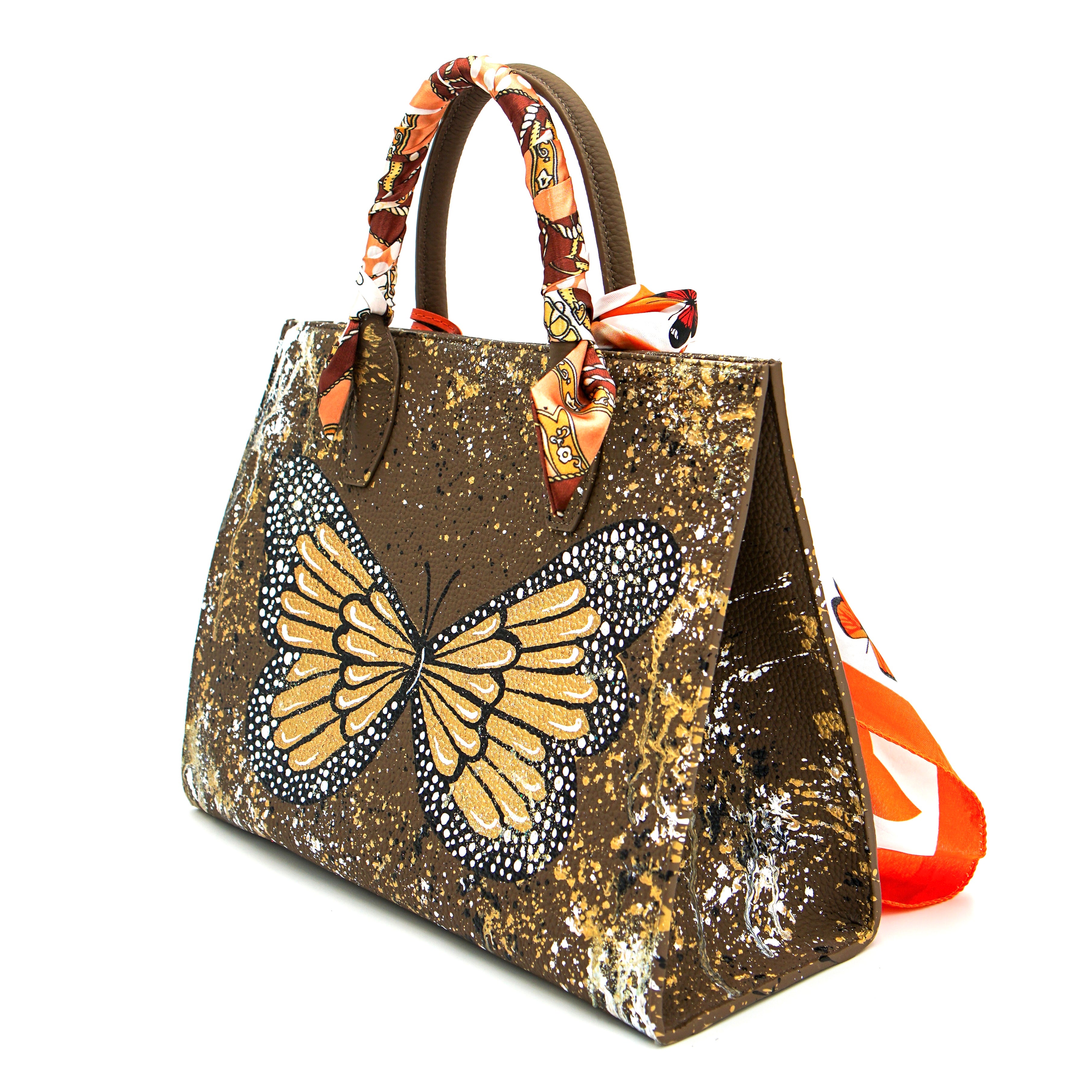 Anca Barbu Sophia Bag, Butterfly, Gold
