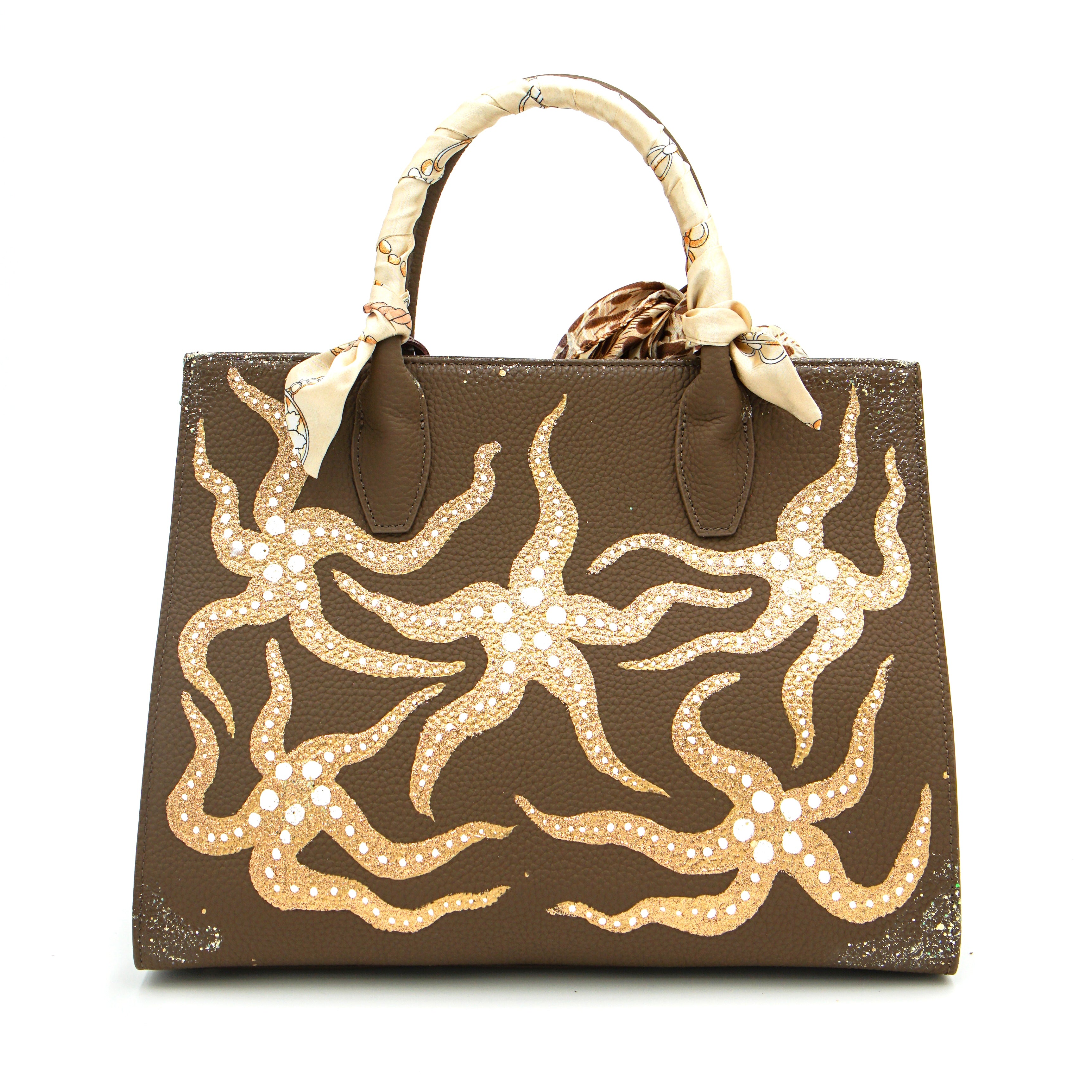 Anca Barbu Sophia Bag, Starfish, Gold