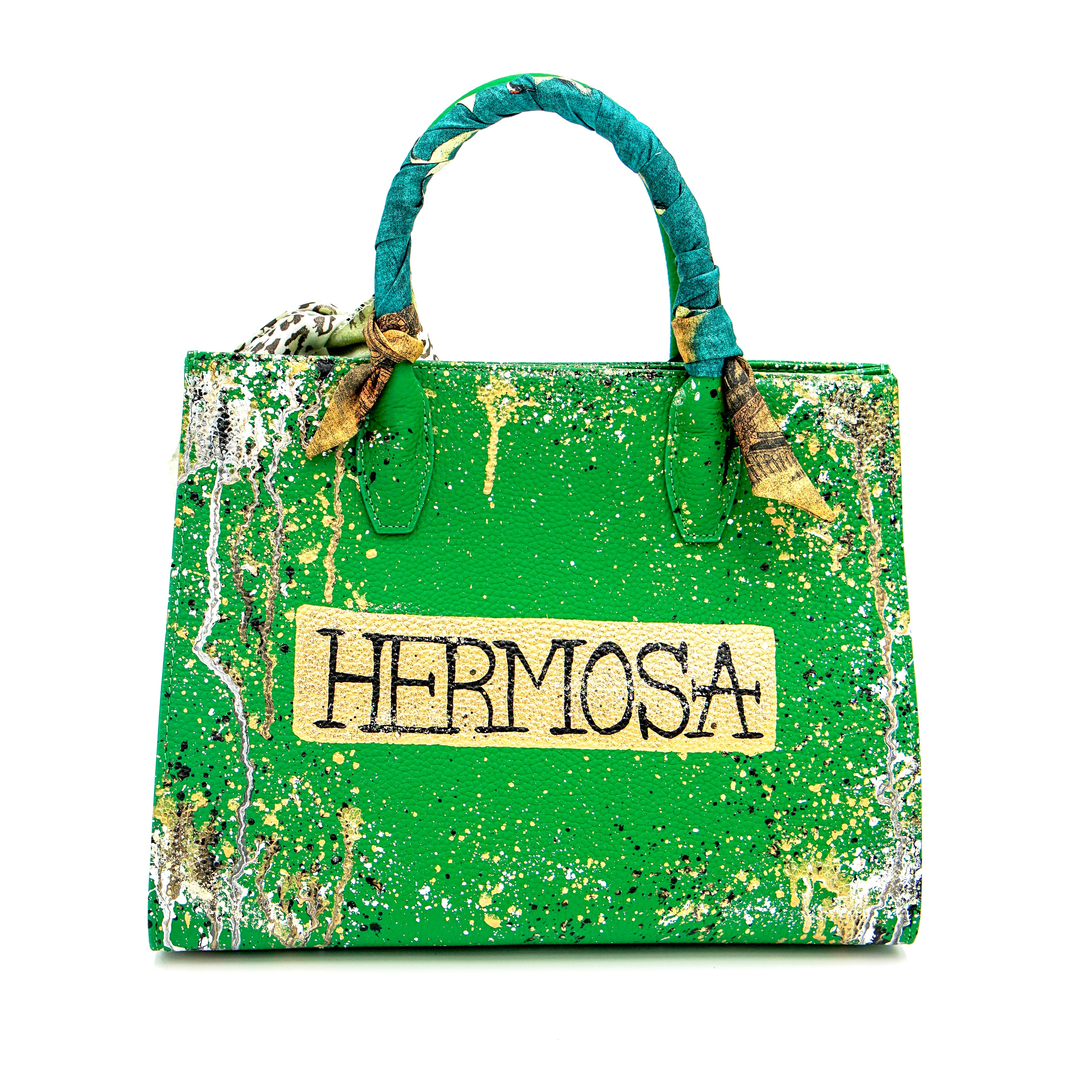 Anca Barbu Sophia Bag, Hermosa, Metallic