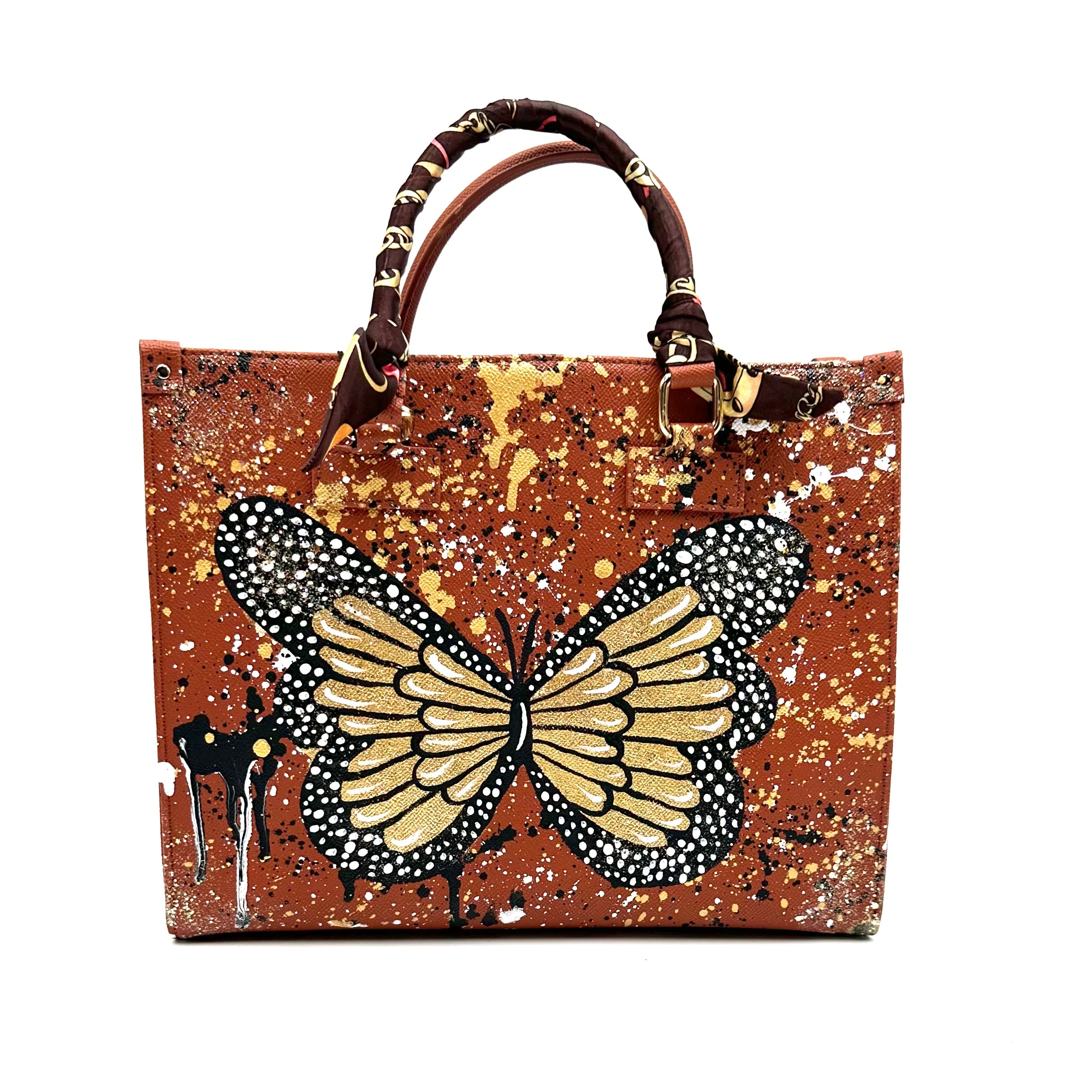 Anca Barbu Nicole Brown Bag, Butterfly