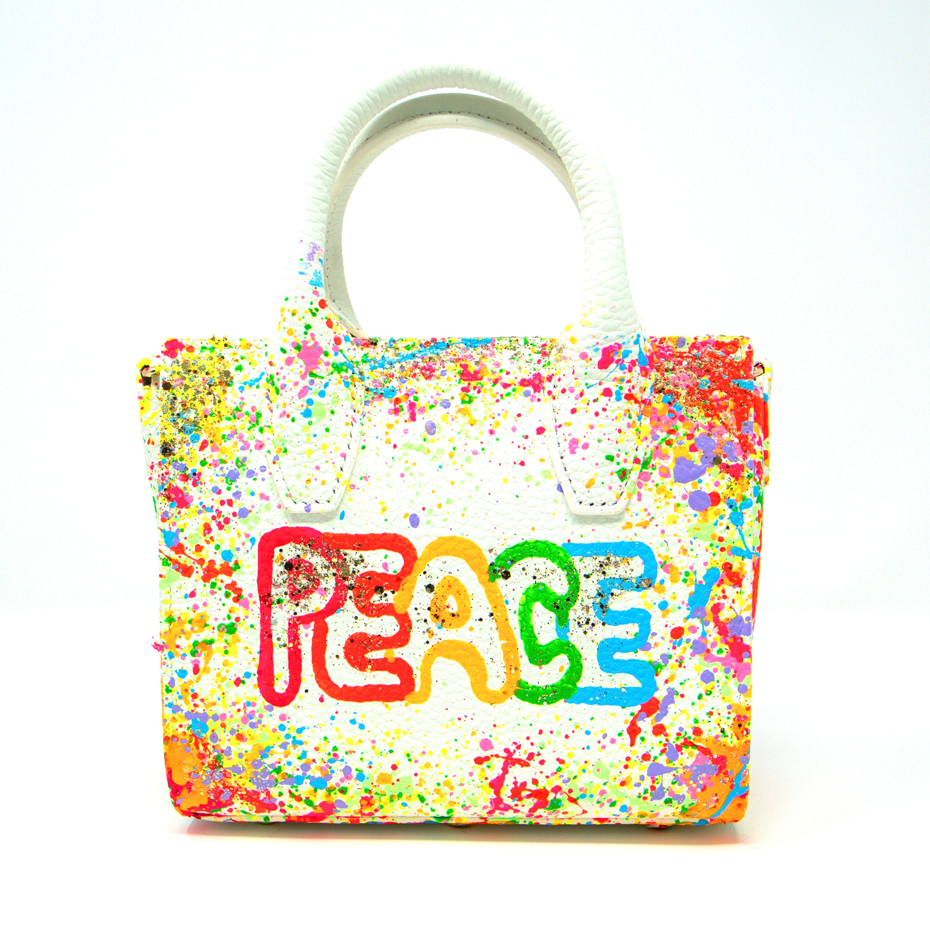 Anca Barbu Camila Bag, PEACE, Bright