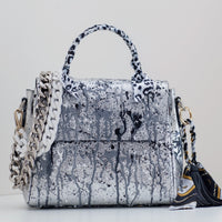 Thumbnail for Anca Barbu Vicky Bag, Splashes, Silver