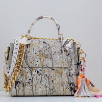 Thumbnail for Anca Barbu Vicky Bag, Splashes, Metallic