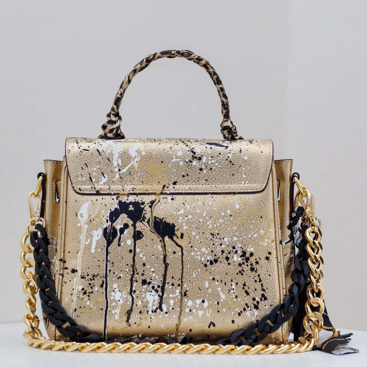 Anca Barbu Vicky Bag, Splashes, Metallic