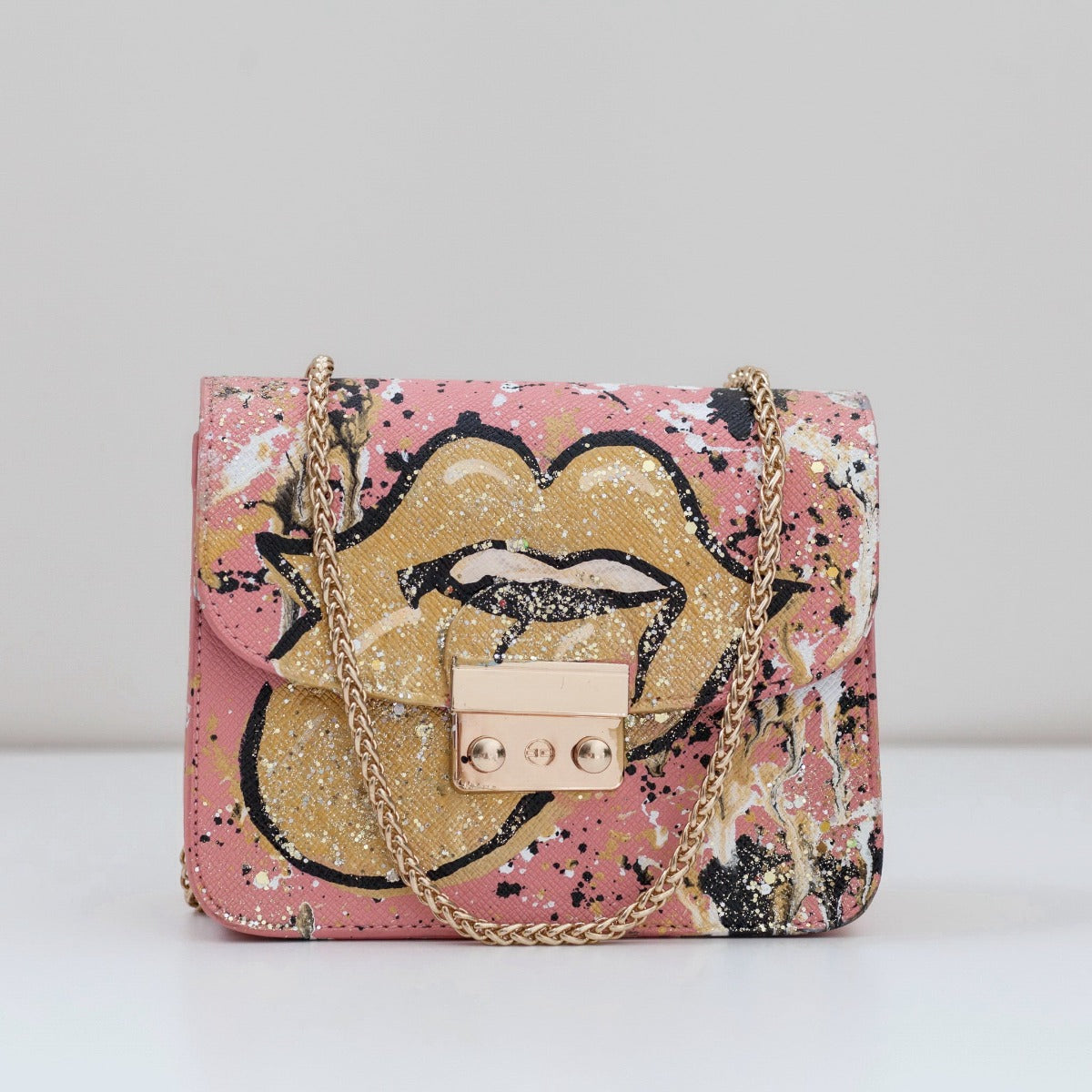 Anca Barbu Carolina Bag, Gold Tongue