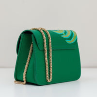 Anca Barbu Carolina Bag, Green Leaf