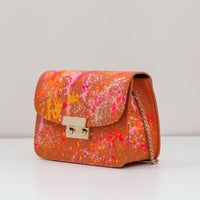 Anca Barbu Carolina Bag, Splashes, Spring Pink