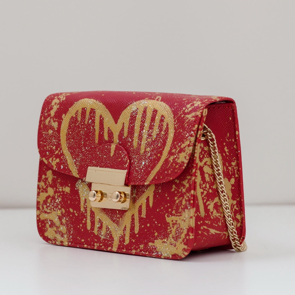 Anca Barbu Carolina Bag, Dripping Heart