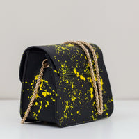 Thumbnail for Anca Barbu Carolina Bag, Dripping Smiley, Yellow