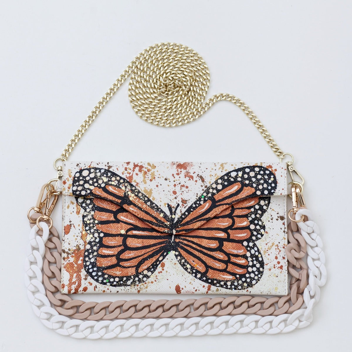 Anca Barbu Sabrina Bag, Butterfly, Copper