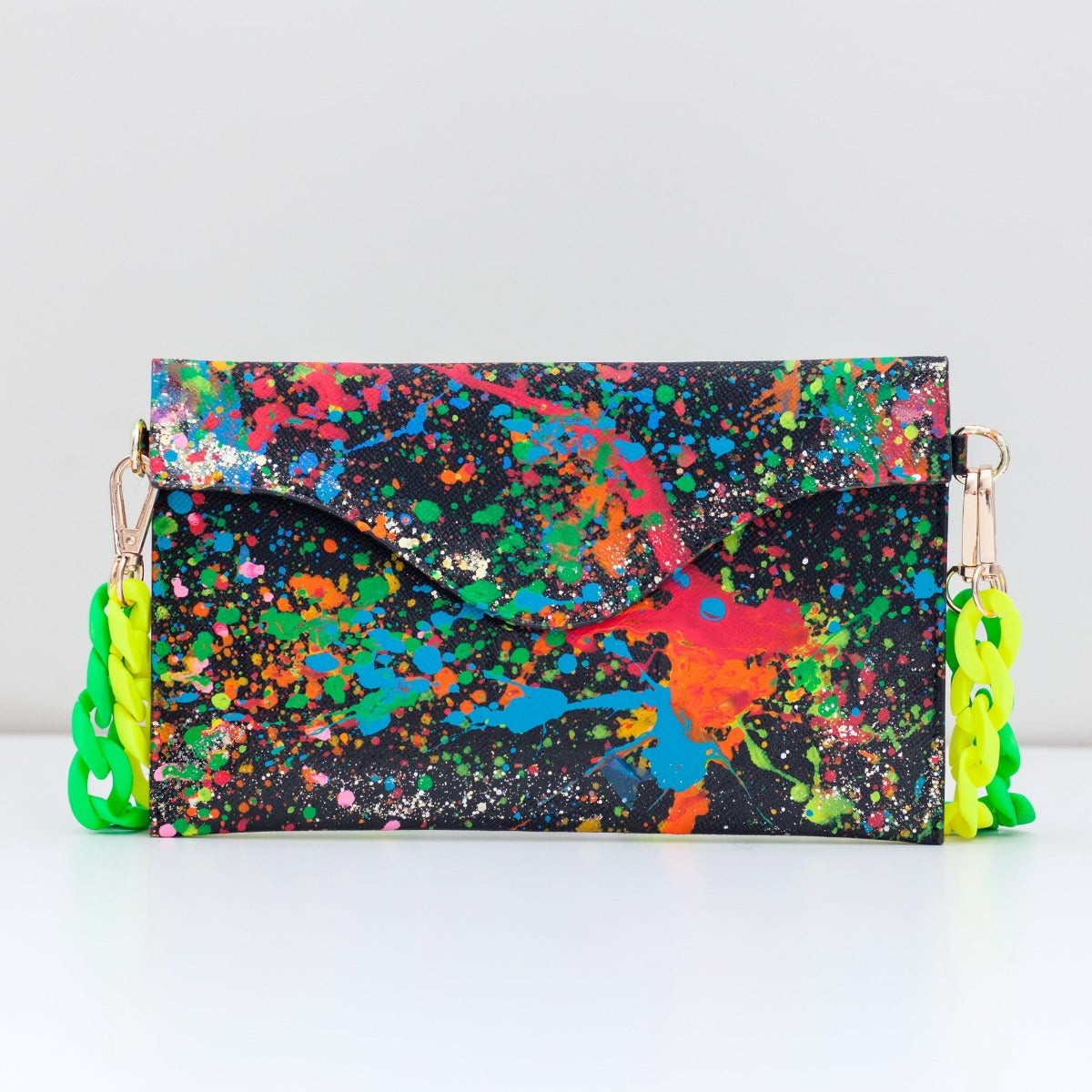 Anca Barbu Sabrina Bag, Rainbow Splashes