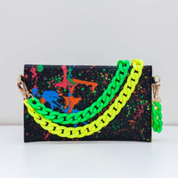 Thumbnail for Anca Barbu Sabrina Bag, Rainbow Splashes