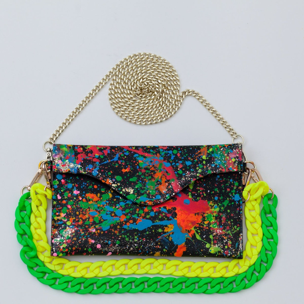 Anca Barbu Sabrina Bag, Rainbow Splashes