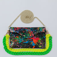 Thumbnail for Anca Barbu Sabrina Bag, Rainbow Splashes