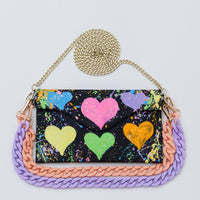 Thumbnail for Anca Barbu Sabrina Bag, Pastel Hearts