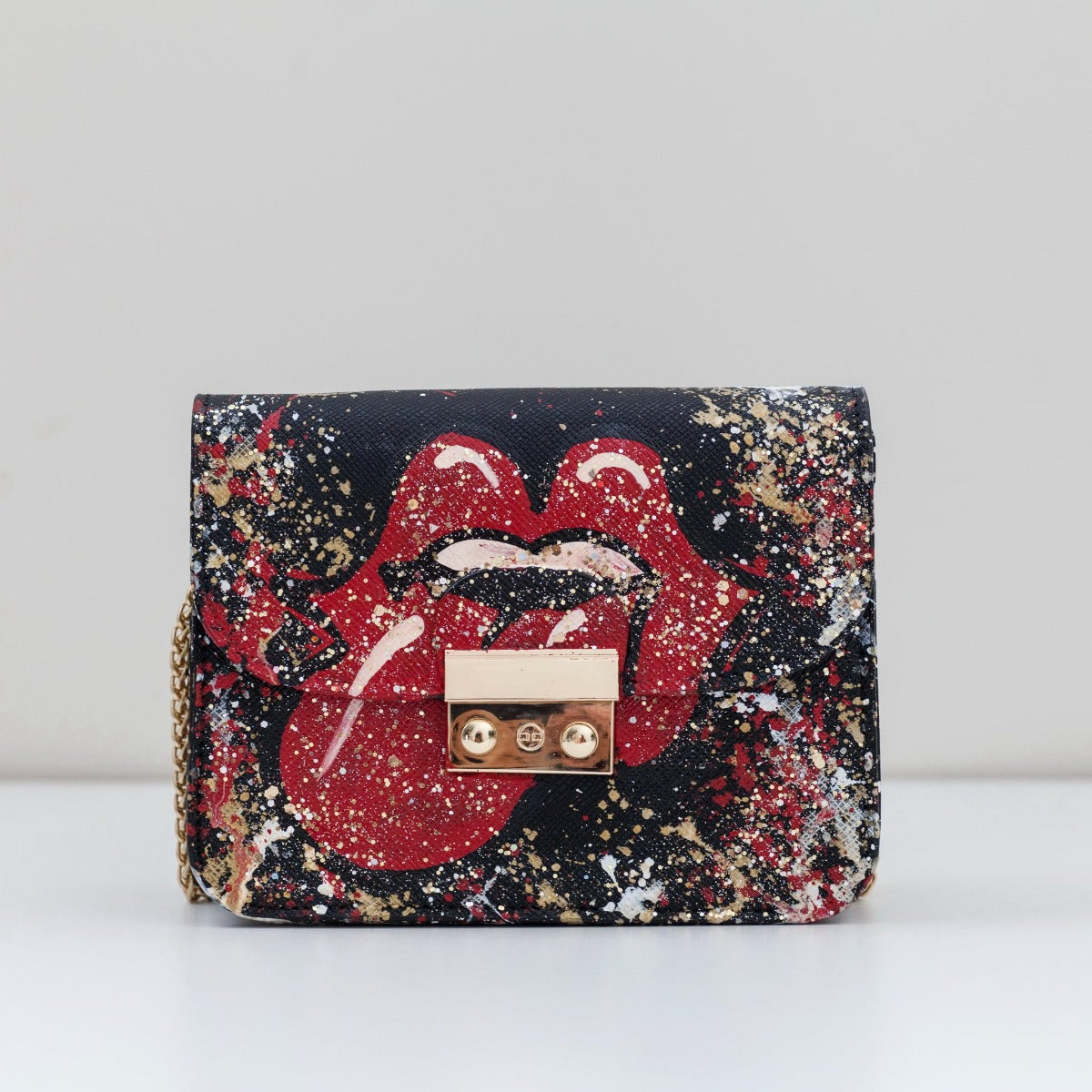 Anca Barbu Carolina Bag, Red Tongue