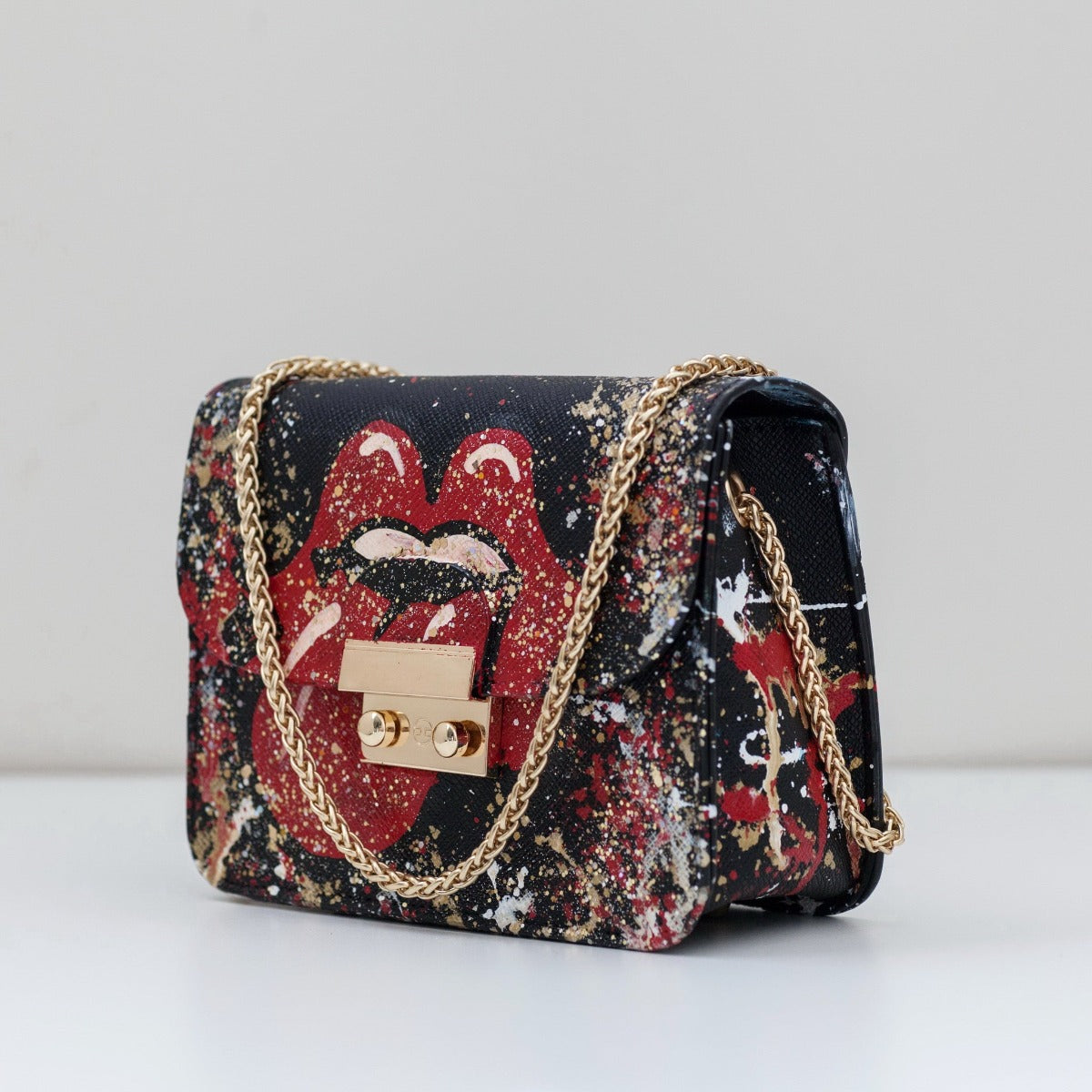 Anca Barbu Carolina Bag, Red Tongue