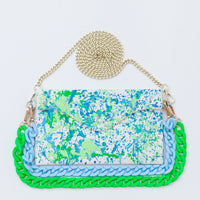 Thumbnail for Anca Barbu Sabrina Bag, Splashes, Turquoise