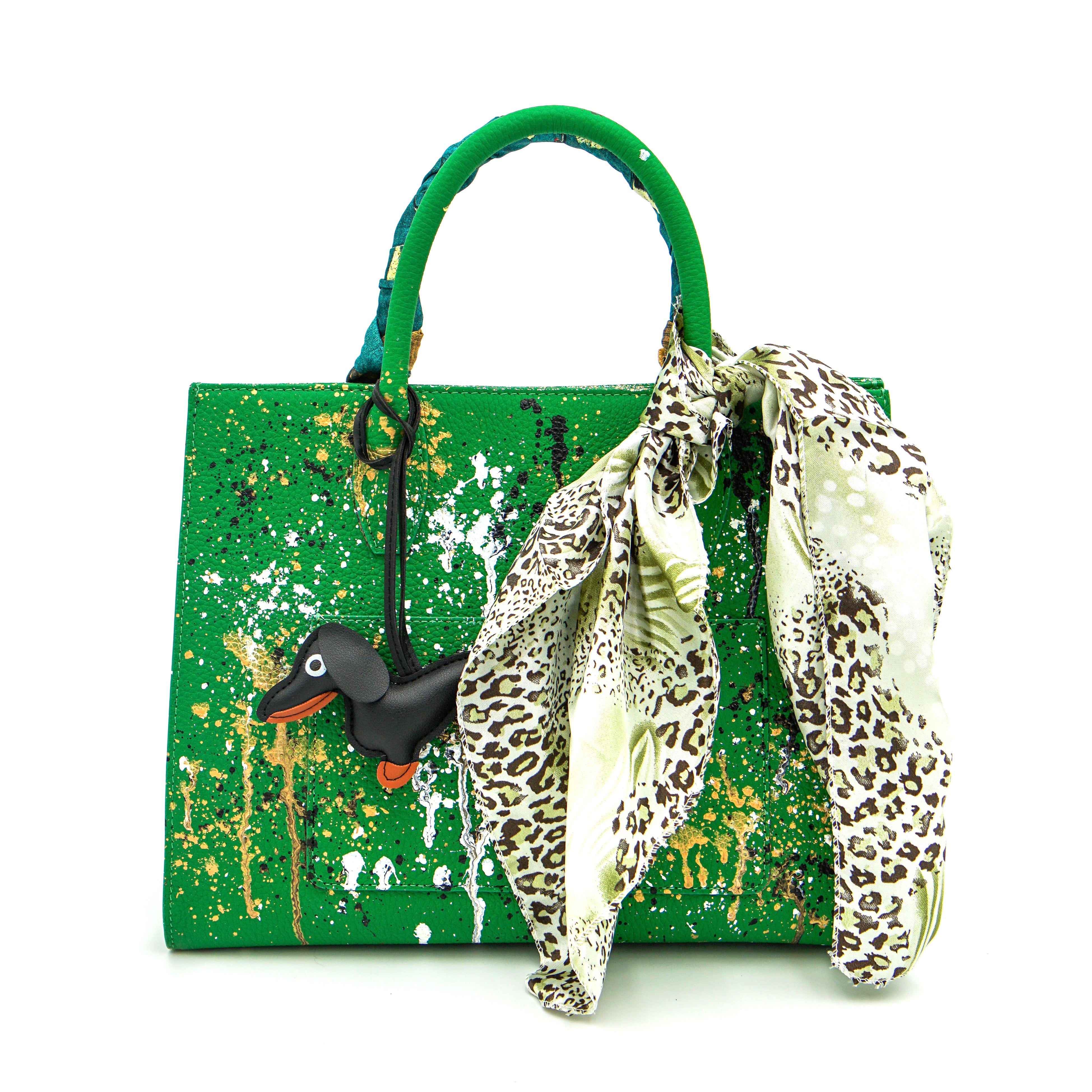 Anca Barbu Sophia Bag, Hermosa, Metallic