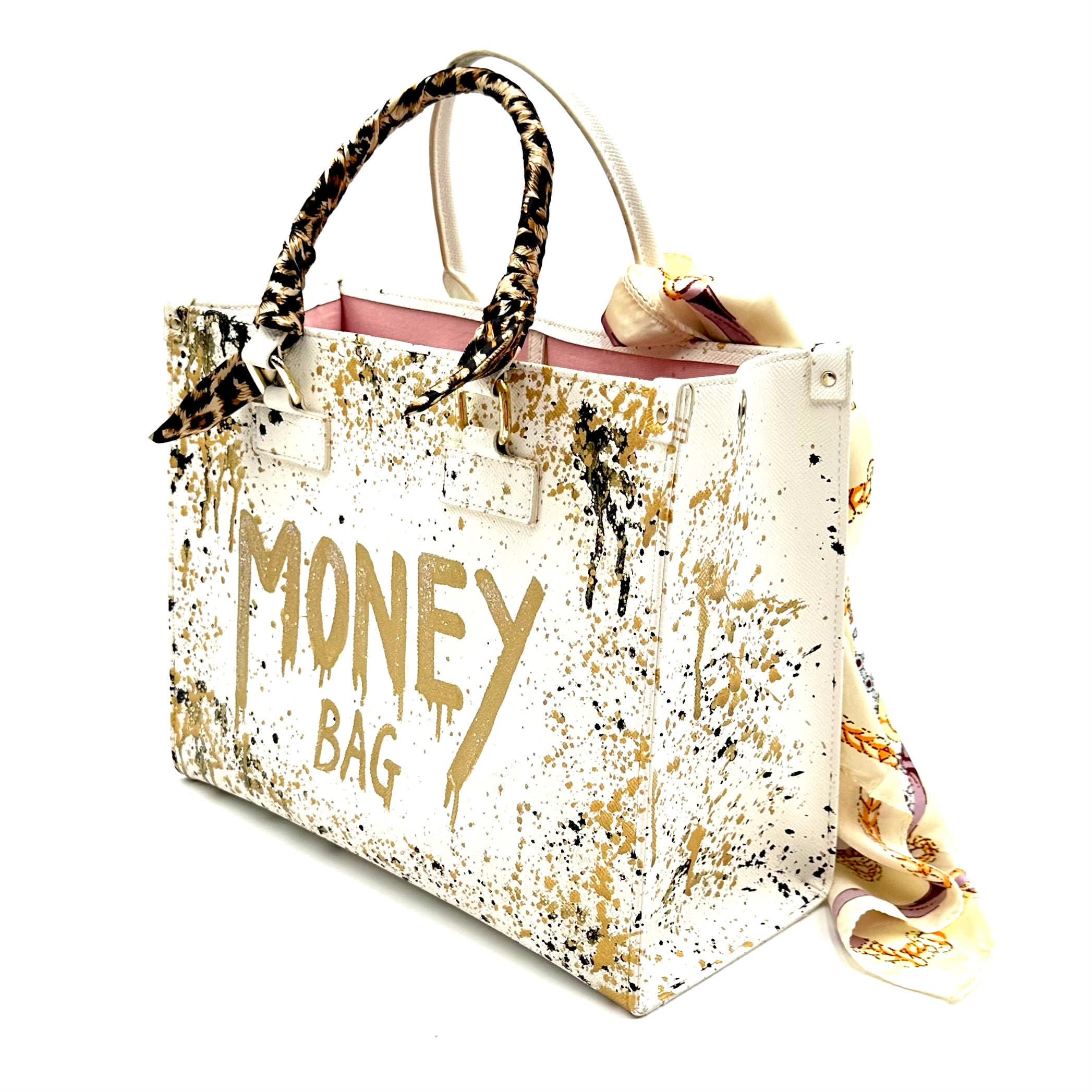 Anca Barbu Nicole White Bag, Money Bag