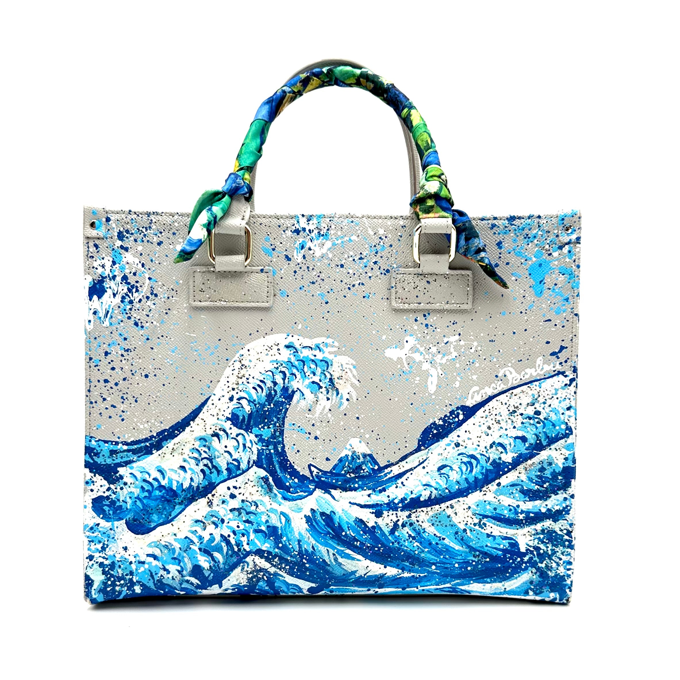 Anca Barbu Nicole Grey Bag, Great Wave Fine Art