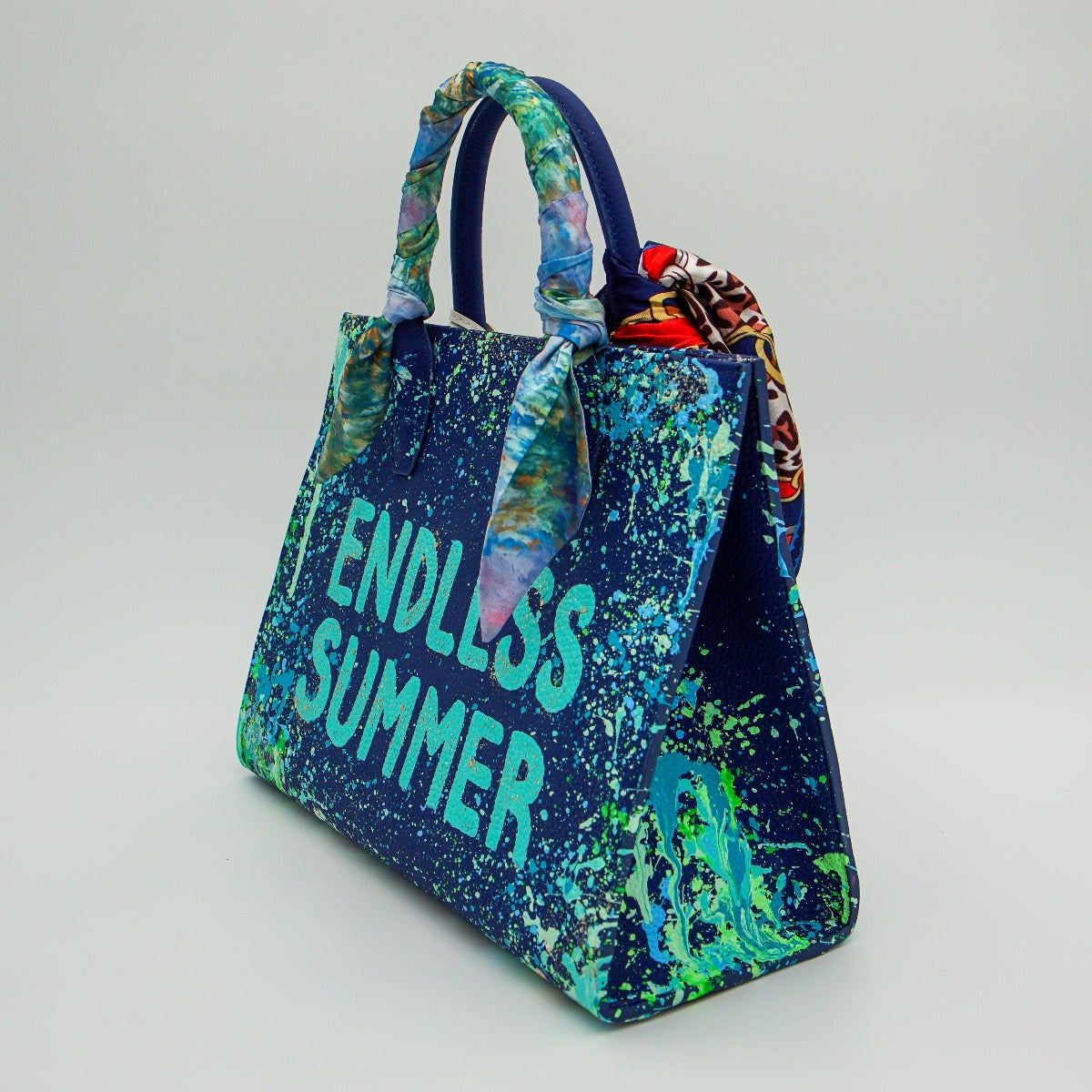 Anca Barbu Sophia Bag, Endless Summer, Turquoise