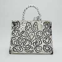 Thumbnail for Anca Barbu Sophia Bag, Droopy Smilies, Black