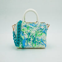 Thumbnail for Anca Barbu Camila Bag, Splashes, Turquoise