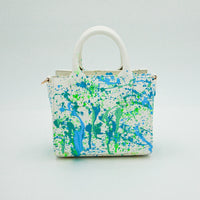 Thumbnail for Anca Barbu Camila Bag, Splashes, Turquoise