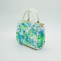 Thumbnail for Anca Barbu Camila Bag, Splashes, Turquoise