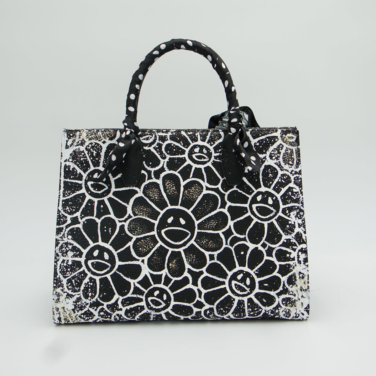 Anca Barbu Sophia Bag, Smiling Flower, White