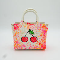 Anca Barbu Camila Bag, Cherries, Spring Pink