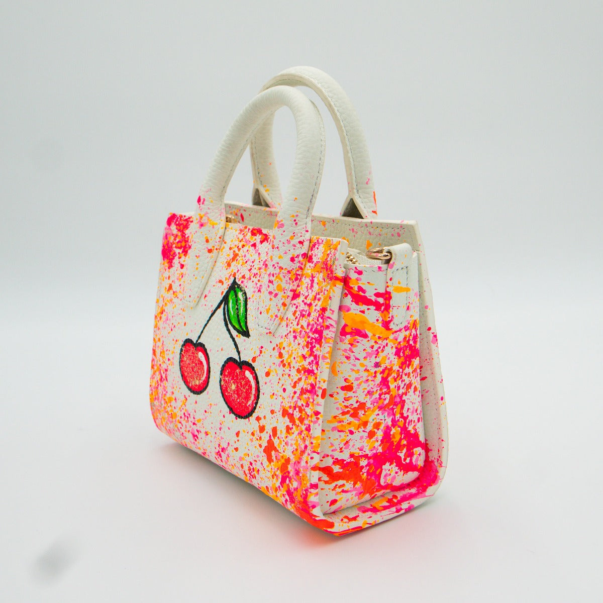 Anca Barbu Camila Bag, Cherries, Spring Pink