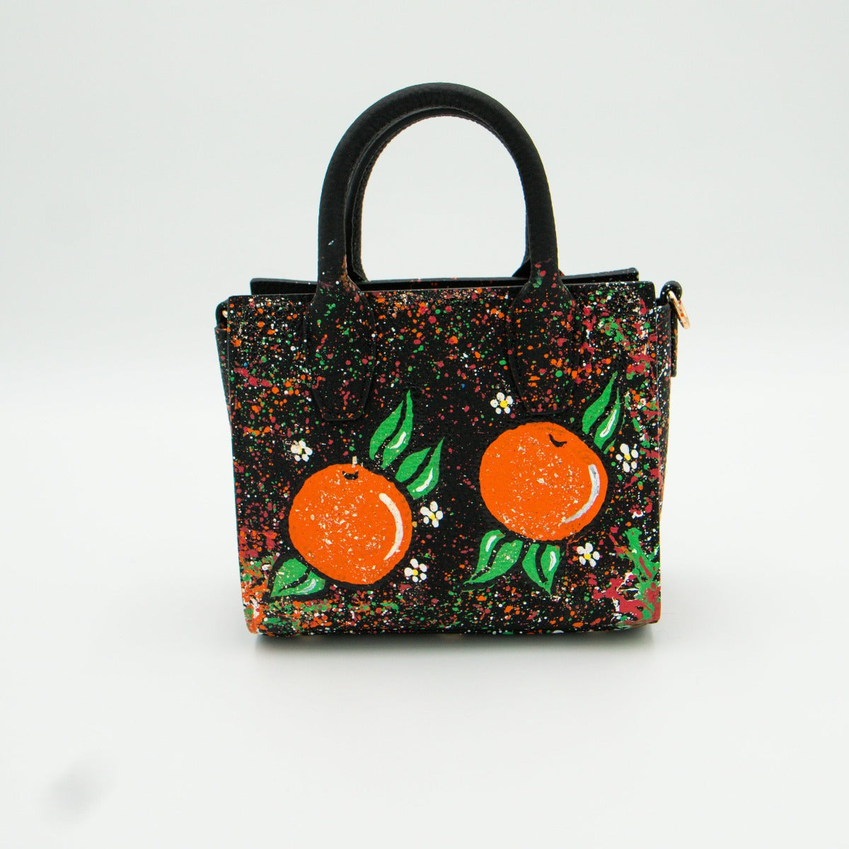 Anca Barbu Camila Bag, Oranges, Gold