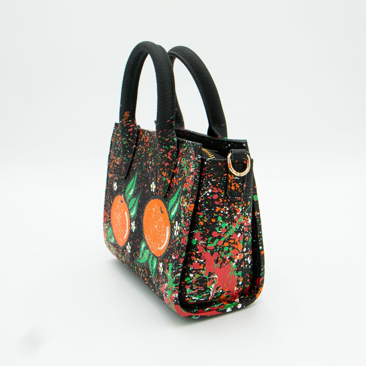 Anca Barbu Camila Bag, Oranges, Gold