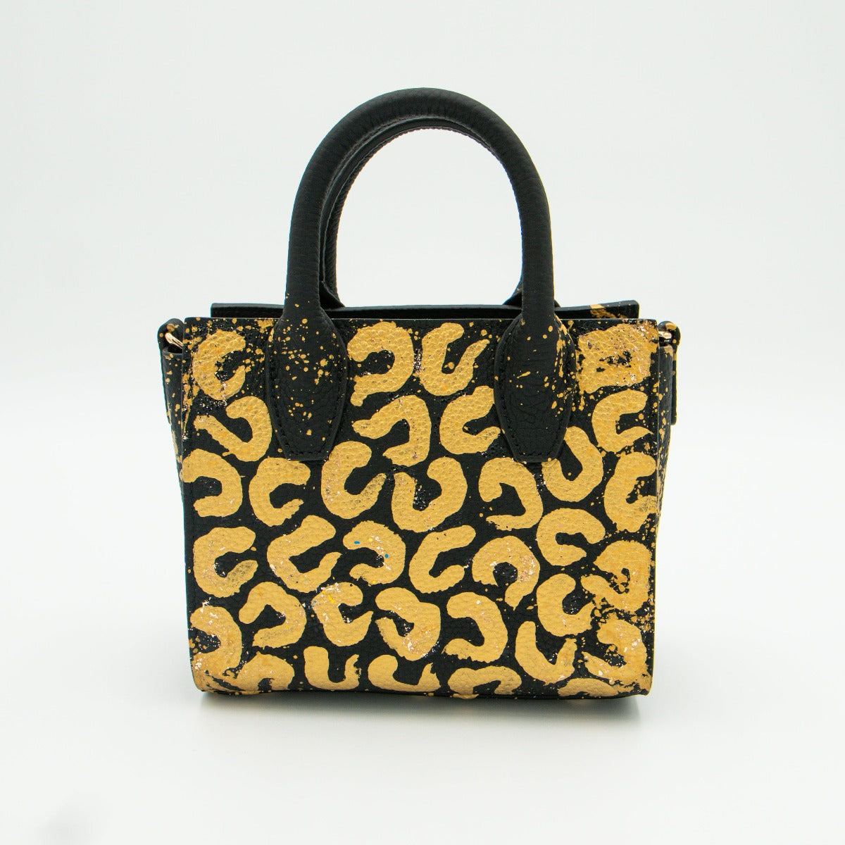 Anca Barbu Camila Bag, Leopard Print, Gold