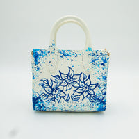 Thumbnail for Anca Barbu Camila Bag, Blue Flowers