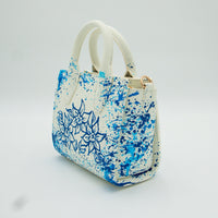 Thumbnail for Anca Barbu Camila Bag, Blue Flowers