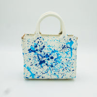 Thumbnail for Anca Barbu Camila Bag, Blue Flowers