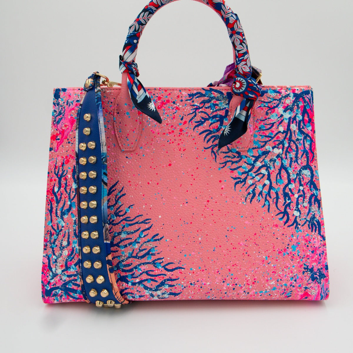 Anca Barbu Sophia Bag, Coral Reef, Blue