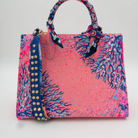 Anca Barbu Sophia Bag, Coral Reef, Blue