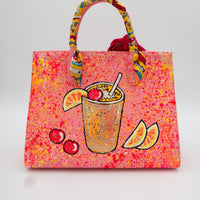 Anca Barbu Sophia Bag, Cocktail with Cherries and Oranges