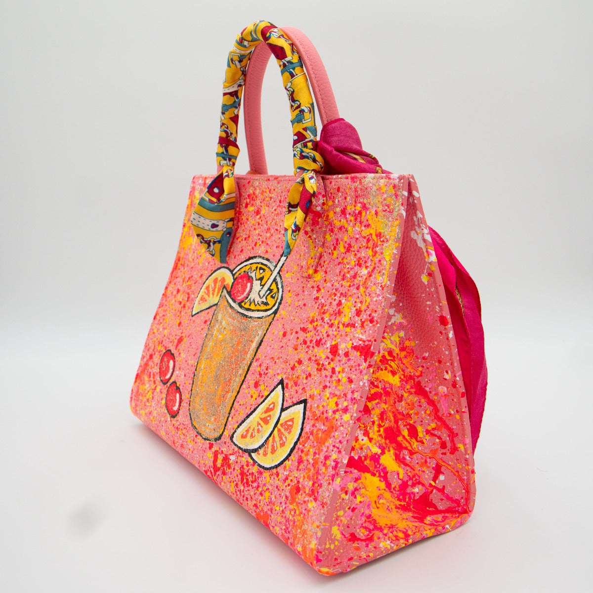 Anca Barbu Sophia Bag, Cocktail with Cherries and Oranges